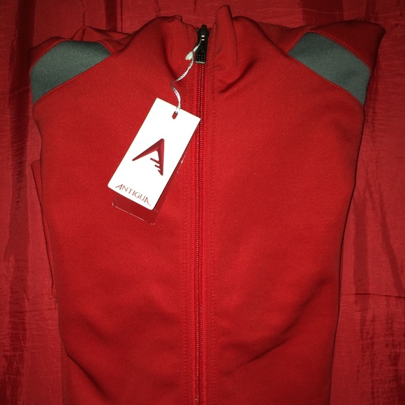 SOLD - Antigua Jacket Large Red Performance (NWT) - Picture 3 of 7